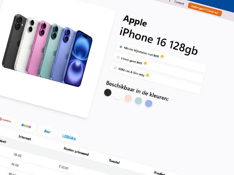 website telefoon punt